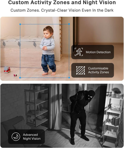 Tapo C210 2K 3MP Pan/Tilt Indoor Security Camera