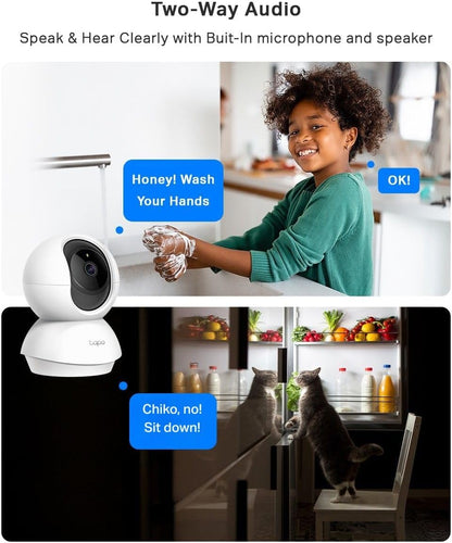Tapo C210 2K 3MP Pan/Tilt Indoor Security Camera