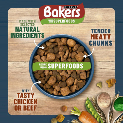 Bakers Adult Dry Dog Food Chicken and Veg 14kg
