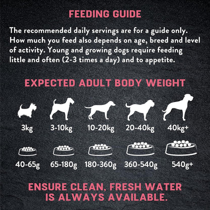 Harringtons Just 6 Complete Grain Free Dry Adult Dog Food Salmon 12kg - With Added Fresh Baked Bites