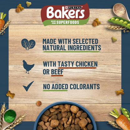 Bakers Adult Dry Dog Food Chicken and Veg 14kg