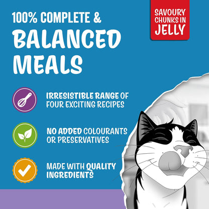 FELIX Original Mixed Selection in Jelly Wet Cat Food 120x85g