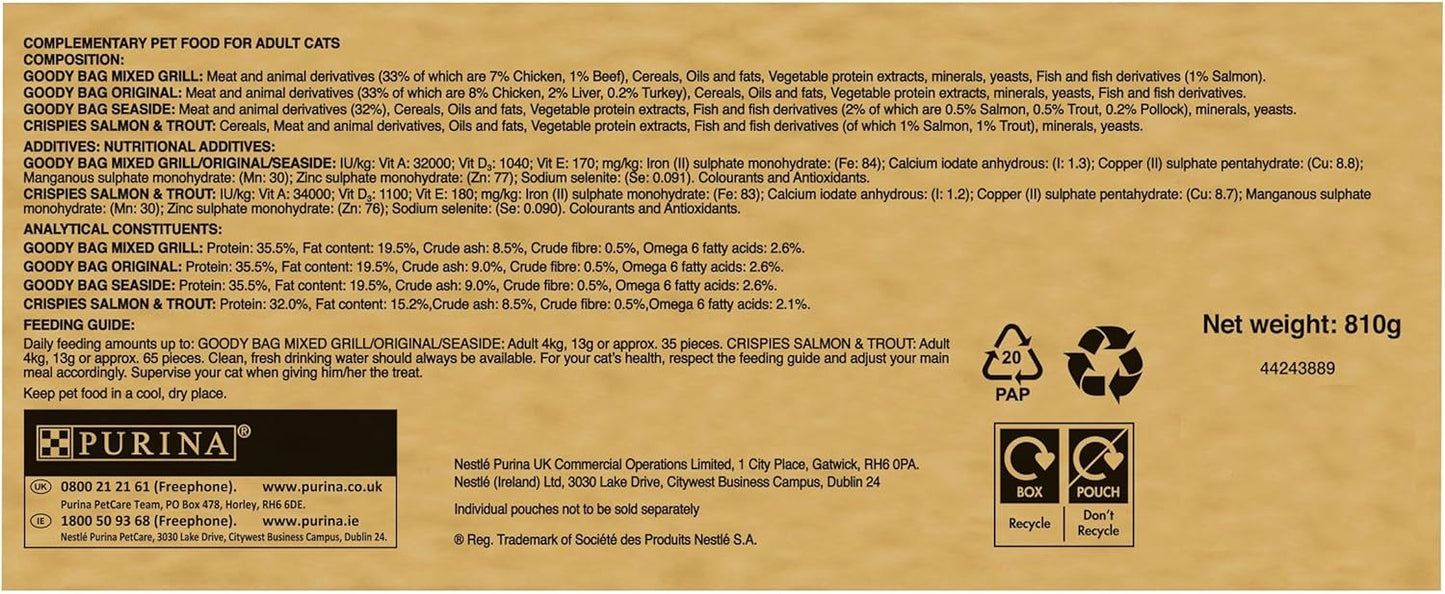 FELIX Mixed Snack Box Cat Treats 810g